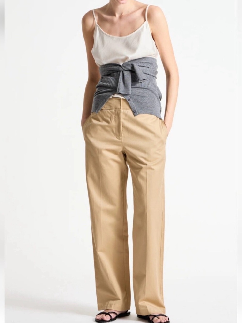 Saintart Nessa Khaki Pant Size Small Retail $275 NWT